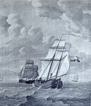 kofschip, 1828.